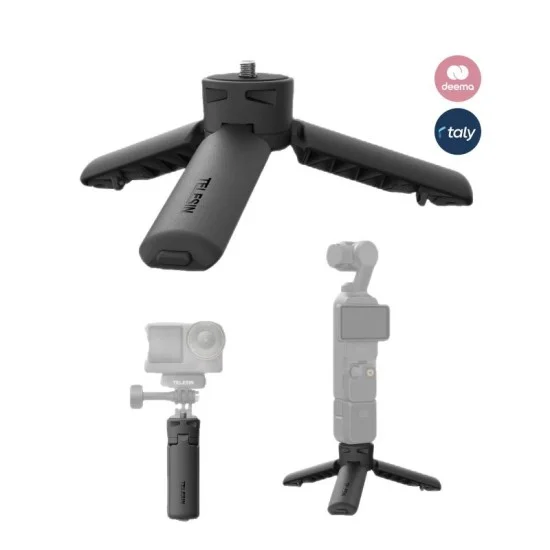 Telesin Mini Quick-Open Tripod - Black